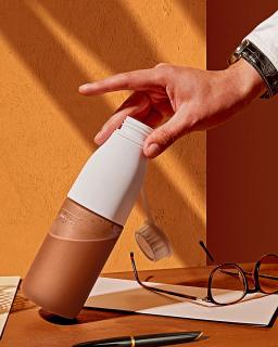 Iced Lattes in a kencko bottle